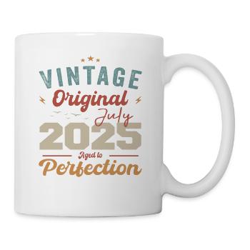 Juli 2025 Geburtstag Juli 2025 Original 2025 Juli - Tasse - Weiß - Rechts
