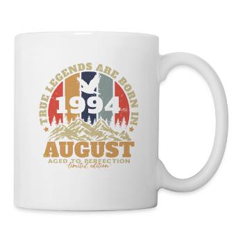 Août 1994 Vintage Anniversaire Rétro - Mug blanc - blanc - Droite