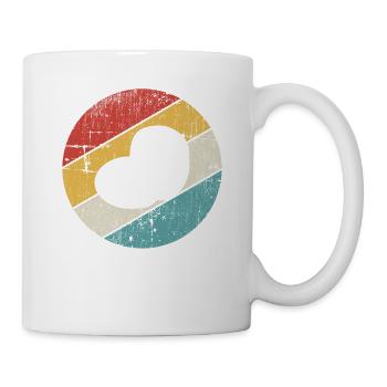Kartoffel Retro Kartoffelbrei Landwirt Geschenk - Tasse - Weiß - Rechts