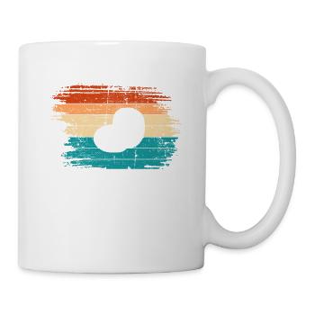 Kartoffel Retro Kartoffelbrei Landwirt Geschenk - Tasse - Weiß - Rechts