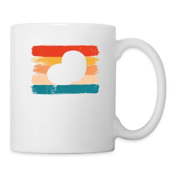 Cadeau de producteur de pommes de terre rétro en purée de pommes de terre - Mug blanc - blanc - Droite