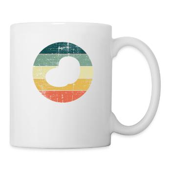 Kartoffel Retro Kartoffelbrei Landwirt Geschenk - Tasse - Weiß - Rechts