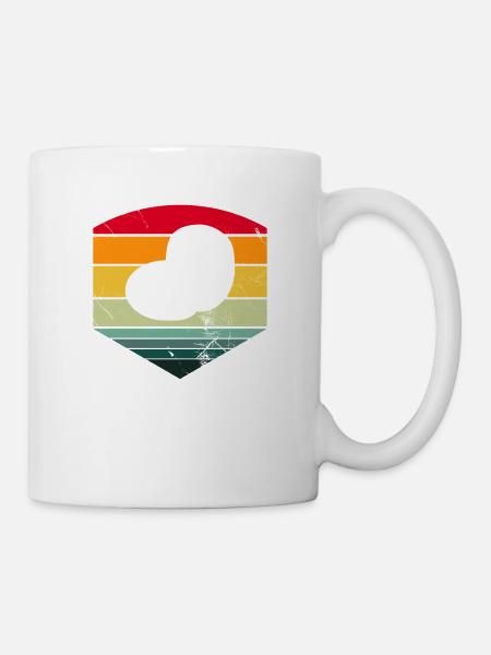 Kartoffel Retro Kartoffelbrei Landwirt Geschenk - Tasse - Weiß