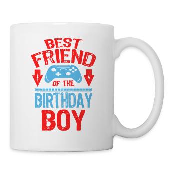 Best Friend Of the Birthday Boy Gaming Companion - Tasse - Weiß - Rechts