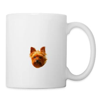 Endlich stolzer Papa - Yorkshire Terrier - Tasse - Weiß - Rechts