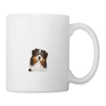 Endlich stolzer Papa - Australian Shepherd - Tasse - Weiß - Rechts