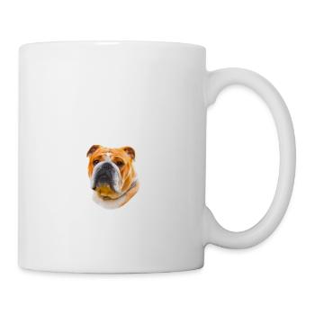 Endlich stolzer Papa - Old English Bulldog - Tasse - Weiß - Rechts