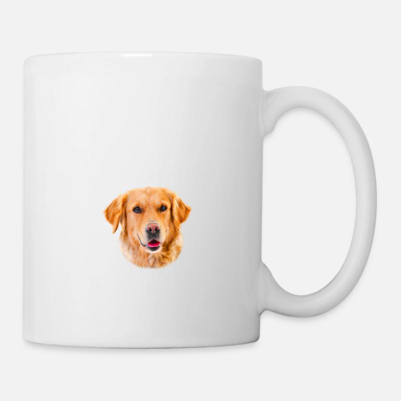 Endlich stolzer Papa - Golden Retriever - Tasse - Weiß