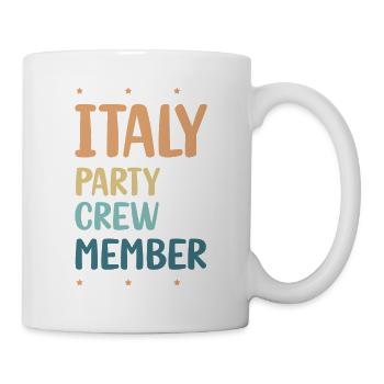 Italie Party Crew - Mug blanc - blanc - Droite