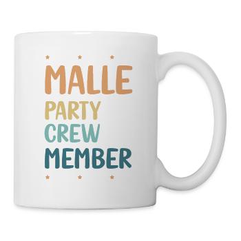 Malle Party Crew - Tasse - Weiß - Rechts