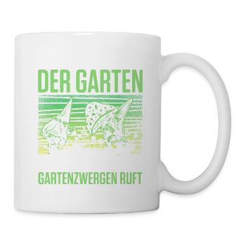 Gartenzwerg Für Gartenzwerg Liebhaber Gärtner Lust - Tasse - Weiß - Rechts