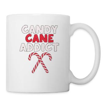 Zuckerstangensüchtiger Lustiger Weihnachtsliebe - Tasse - Weiß - Rechts