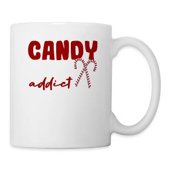 Zuckerstangensüchtiger Lustiger Weihnachtsliebe - Tasse - Weiß - Rechts