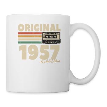 Vintage 1957 Geschenk - Tasse - Weiß - Rechts