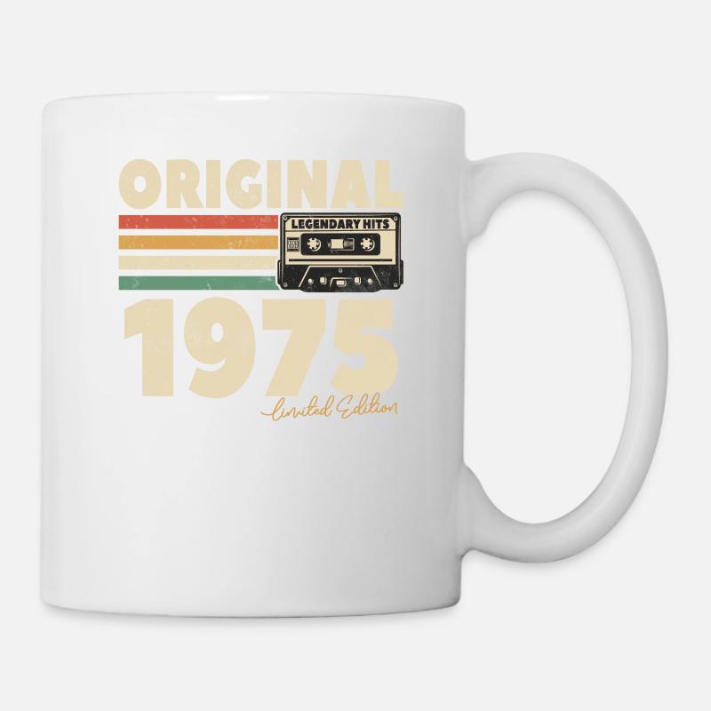Cadeau Millésime 1975 - Mug blanc - blanc