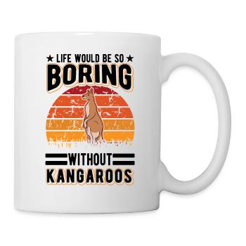 Kangourou australien Kangourou australien - Mug blanc - blanc - Droite