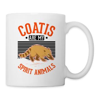 Coati Animal Proboscis Ours Coati - Mug blanc - blanc - Droite