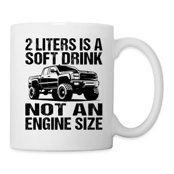 Pick Up Truck - Trucker - Pick Up Fahrer - Tasse - Weiß - Rechts