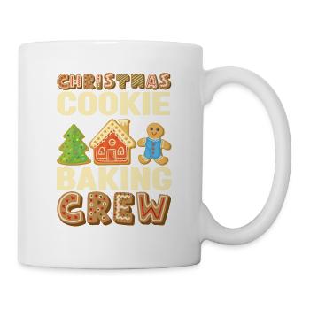Weihnachtsplätzchenbacken Crew Traditioneller - Tasse - Weiß - Rechts