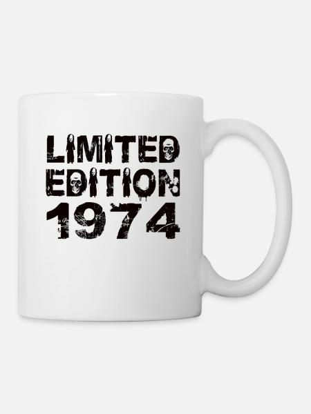 Limited Edition 1974 Geburtstag 1974 Geburtstag - Tasse - Weiß