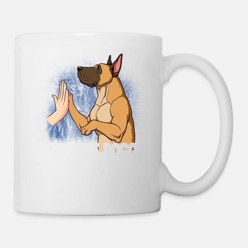Deutsche Dogge - Tasse - Weiß