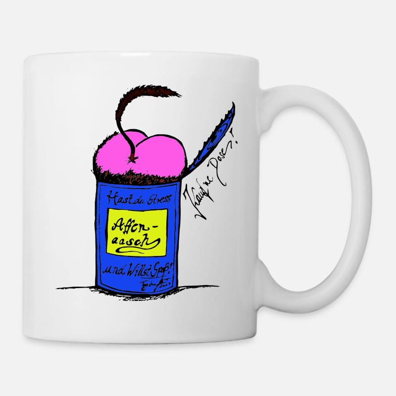 DOSE Affenaasch Comic Style - Tasse - Weiß