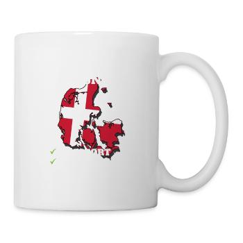 Denmark Bound Country Travel Dane Flag Vacation - Tasse - Weiß - Rechts