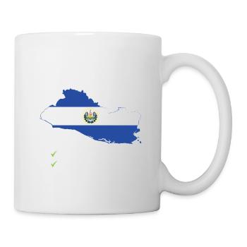 El Salvador Bound Country Travel Drapeau salvadorien - Mug blanc - blanc - Droite