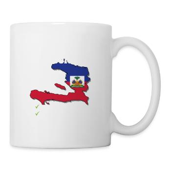 Haiti Bound Country Travel Haitian Flag Vacation - Mug - white - Right