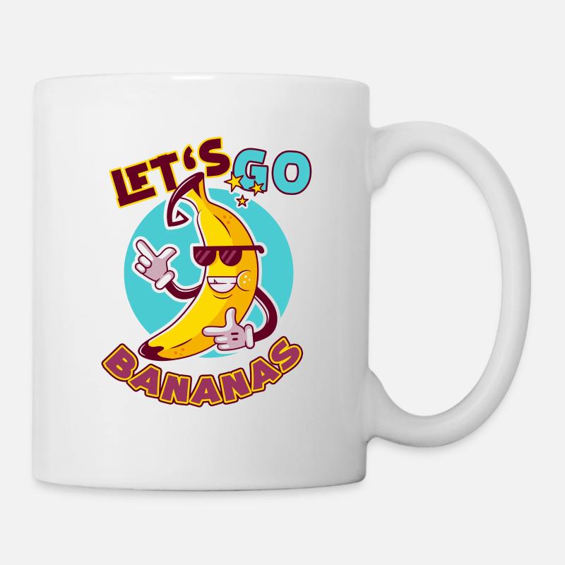Go Bananas T-Shirt - Mug blanc - blanc