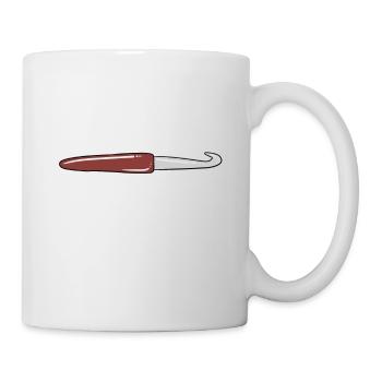 Think Your Job Is Hard Try Doing Crochet - Tasse - Weiß - Rechts