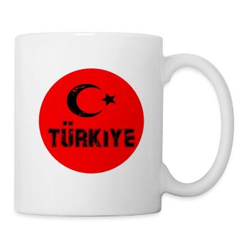 Türkiye symbol turkey flag flag - Mug - white - Right
