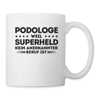 Podologe Fußpflege Pediküre Podologie Geschenke - Tasse - Weiß - Rechts