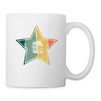 Mushroom Mushrooms Boletus Toadstool Retro Gift - Mug - white - Right