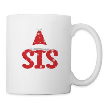 Big Sis Santa Schwester Weihnachten Familie Match - Tasse - Weiß - Rechts