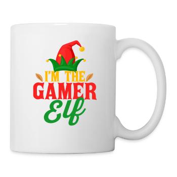 Ich bin der Gamer Elf Weihnachten Familie Matching - Tasse - Weiß - Rechts