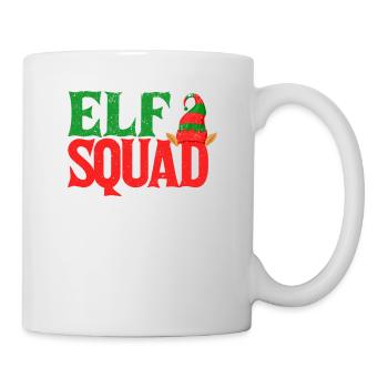 Elf Squad Christmas Matching Family Pajamas Fun - Mug - white - Right