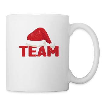 Team Santa Funny Weihnachten Squad Familie - Tasse - Weiß - Rechts