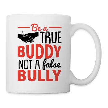 Sei ein wahrer Kumpel | Tag der Einheit - Tasse - Weiß - Rechts