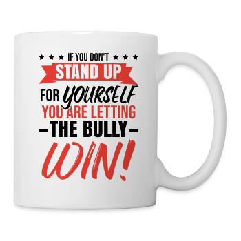 Unity Day Saying Anti Bullying - Mug - white - Right