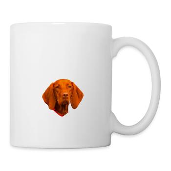 Endlich stolzer Papa - Vizsla - Tasse - Weiß - Rechts