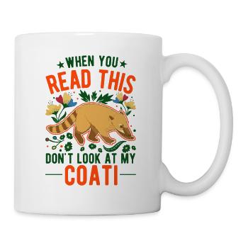 Coati Gift Proboscis Bear Coati - Mug - white - Right