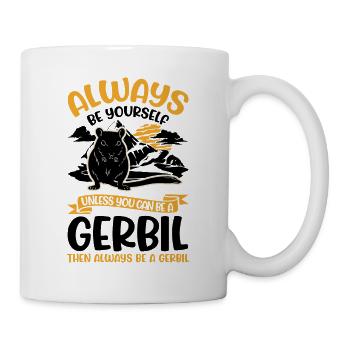 Gerbil Gift Racing Rat Gerbil - Mug - white - Right
