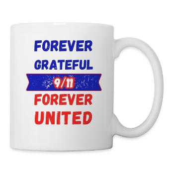 Für immer vereint 9/11 - Tasse - Weiß - Rechts