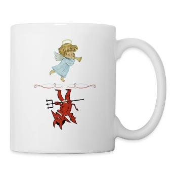 Angel vs Devil - Mug - white - Right