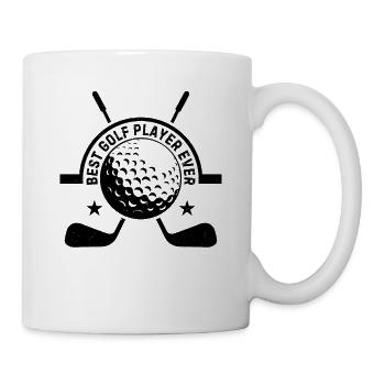 Best Golf Player Ever - Golfing Golfer - Tasse - Weiß - Rechts