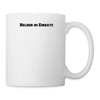 Feuerwehr - Helden im Einsatz - Tasse - Weiß - Rechts