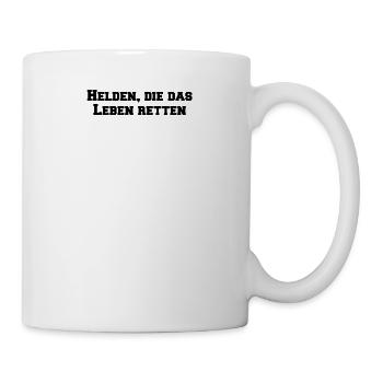 Feuerwehr - Helden, die das Leben retten - Tasse - Weiß - Rechts