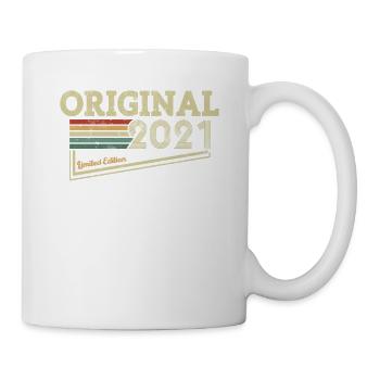 Vintage Geburtstagsgeschenk 2021 - Tasse - Weiß - Rechts
