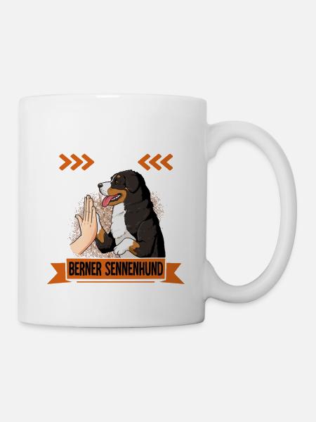 Mich Gibts Nur Mit Berner Sennenhund - Tasse - Weiß